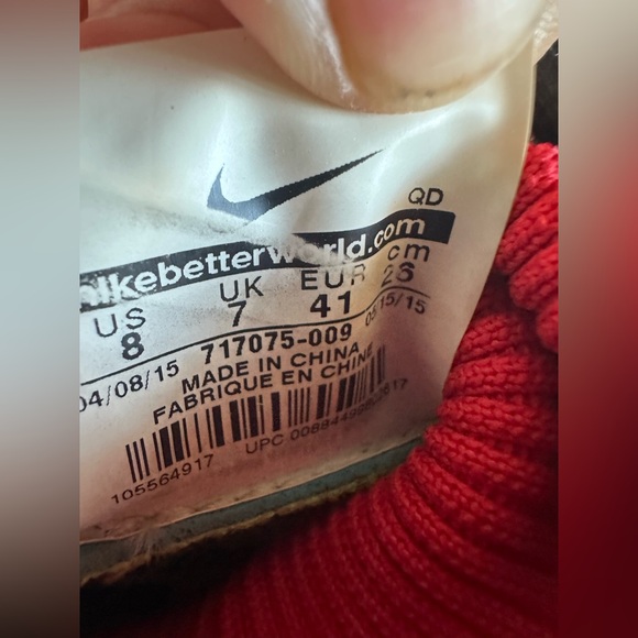 Adidas NMD XR1 Winter Scarlet Red Black Knitted Sock Athletic Running Sneakers - Picture 7 of 12